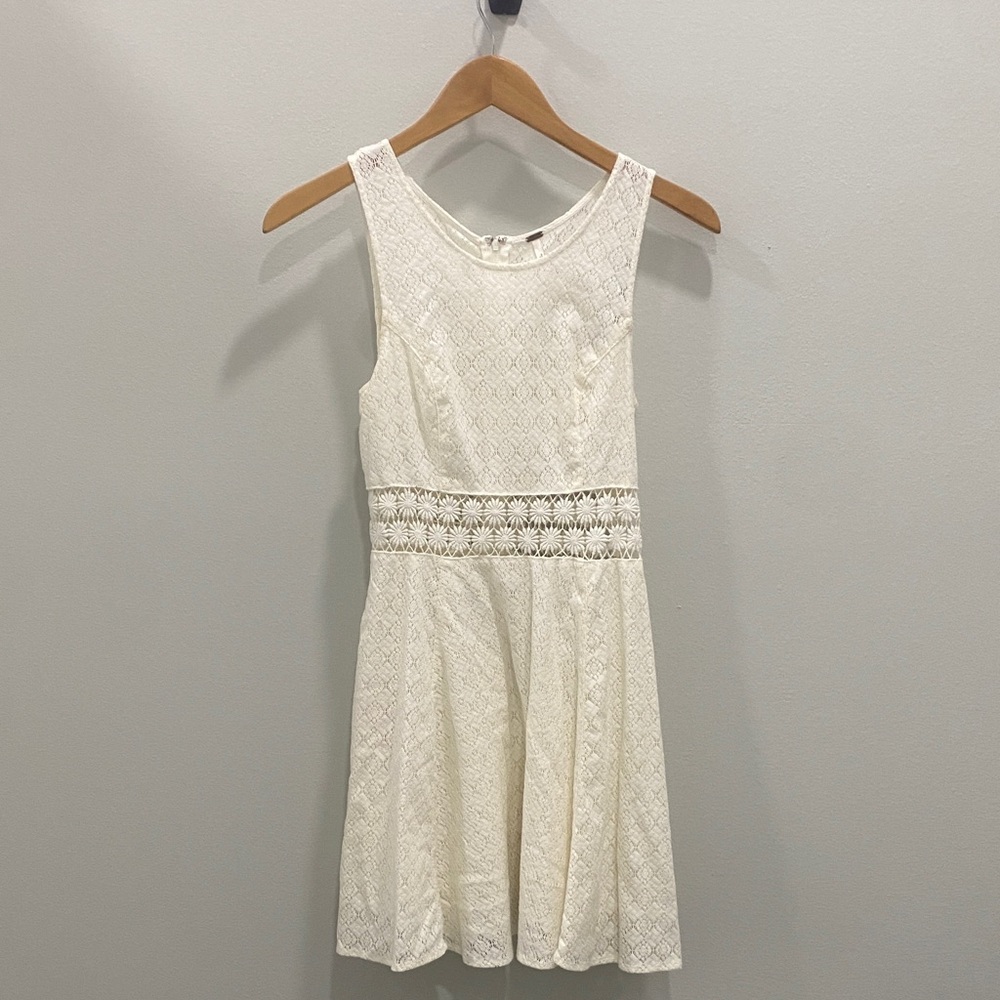 Free people White Lace Dress size 4